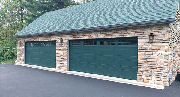 a 4-car garage